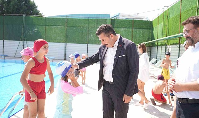 Yenişehir Belediyesi yaz dönemi yüzme kursu tamamlandı