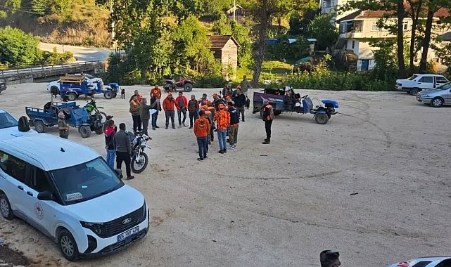 Yığılca'da yaban domuzu sürek avı düzenlendi