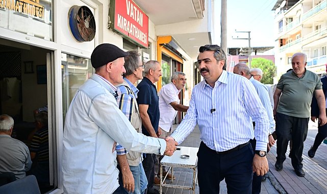 Yıldırım Belediye Başkanı Oktay Yılmaz, Çiçek Caddesi esnafıyla buluştu