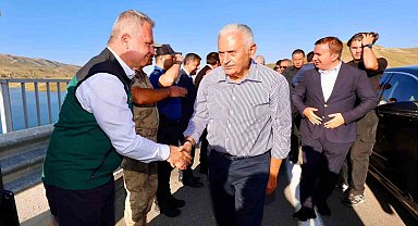 Yıldırım Turnaçayırı Barajı'nda incelemelerde bulundu