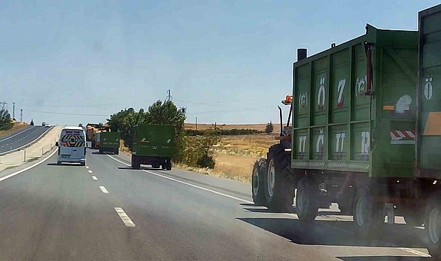 Yozgat'ta hasat sezonuyla birlikte trafikte yoğunluk arttı