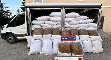 Yozgat'ta piyasa değeri 1 milyon 440 bin lira olan kaçak tütün ele geçirildi