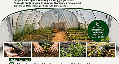 Yozgat'ta Uygulamalı Permakültür Eğitimi ve Danışmanlığı tamamlandı