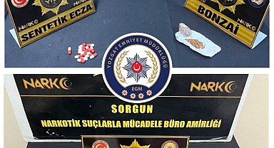 Yozgat'ta uyuşturucu operasyonu: 5 gözaltı
