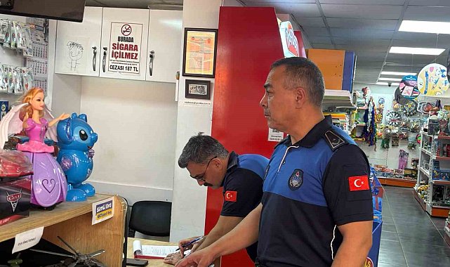 Zabıta ekiplerinden okul öncesi kırtasiye denetimleri