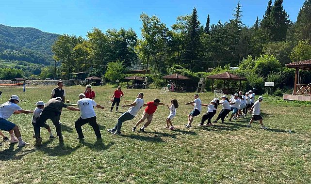 Zonguldak'ta aile kampı heyecanı yaşandı