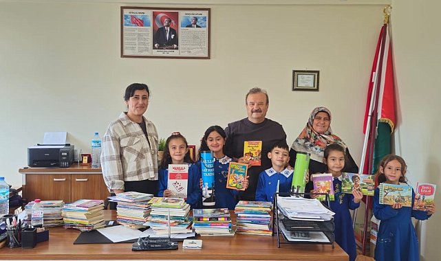 348 okula ulaşan kitap seferberliğiyle binlerce çocuğa umut oldu