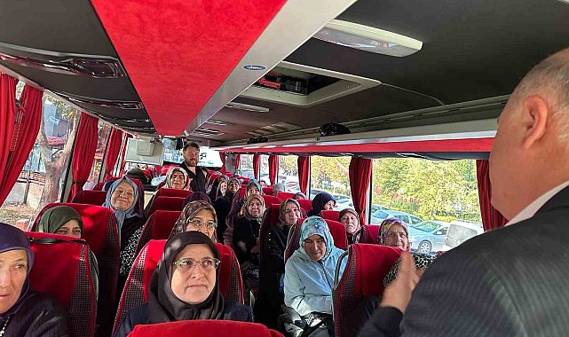 60 yaş üstü kadınlar kültür gezisi için yola çıktı