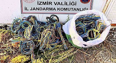 700 bin TL'lik kablo hırsızları suçüstü yakalandı