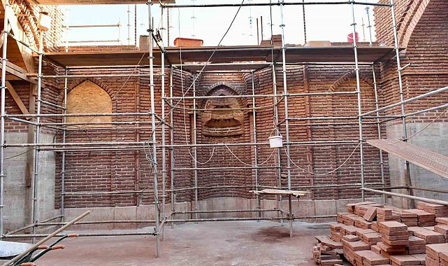 800 yıllık tarihi Ulu Camii'nin restorasyonu devam ediyor