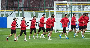 A Milli Takım, Belçika maçının hazırlıklarına başladı