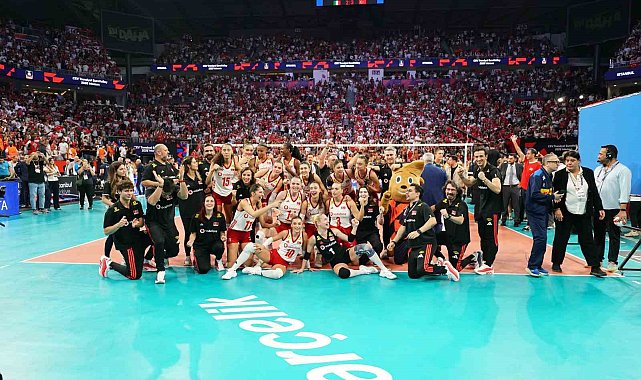 A Milli Voleybol Takımı, üst üste 2. kez Avrupa şampiyonu