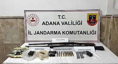 Adana'da 6 ruhsatız silah ele geçirildi