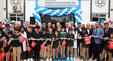 Adıyaman'da 16 derslikli imam hatip ortaokulu açıldı