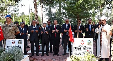Adıyaman'da 19 Eylül Gaziler Günü'nde şehitler anıldı