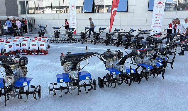 Adıyaman'da çiftçilere tarım alet ve ekipmanı desteği