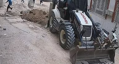 Adıyaman'da doğalgaz borusu patladı