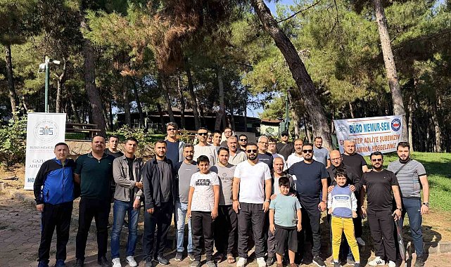 Adliye personeli aileleriyle doğada stres attı