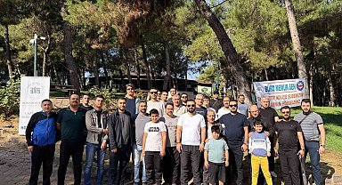 Adliye personeli aileleriyle doğada stres attı