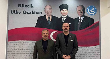 AK Parti Bilecik teşkilatından Ülkü Ocakları Başkanı Emirler'e ziyaret