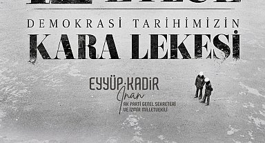 AK Parti Genel Sekreteri İnan: "12 Eylül 1980 darbesinin 46'ncı yılında, ülkemizi baskı karanlığına sürükleyen darbecileri lanetliyorum"