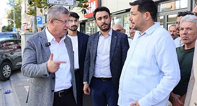 AK Parti İl Başkanı Subaşıoğlu İstiklal Caddesi'nde esnafları dinledi