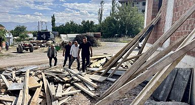 Akçadağ'da cami inşaatı devam ediyor