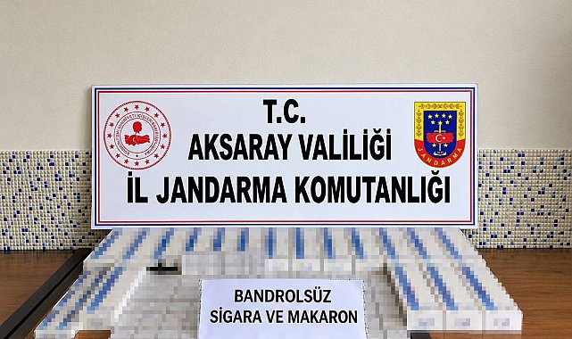 Aksaray'da kaçak sigara ve tütün operasyonu: 5 gözaltı