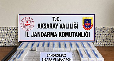 Aksaray'da kaçak sigara ve tütün operasyonu: 5 gözaltı