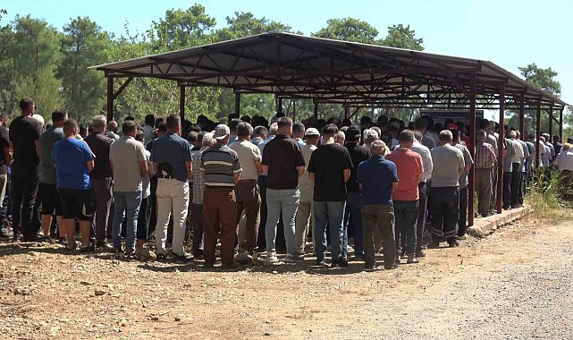 Aksu yangınında kalp krizi geçiren vatandaş son yolculuğuna uğurlandı
