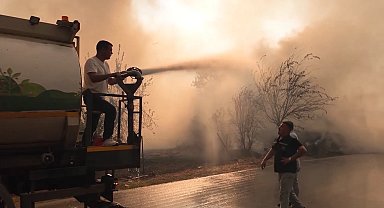 Aksu'daki yangının enerjisi düşürüldü: Bir vatandaş hayatını kaybetti