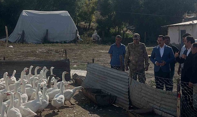 Akyaka'da kaz yetiştiriciliğine yakın takip