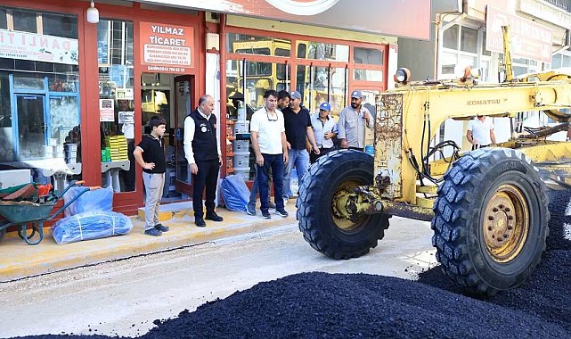 Alaca'da asfalt çalışmaları tam gaz