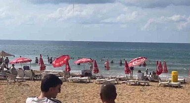 Alanya İncekum açıklarında deniz üzerinde hortum oluştu