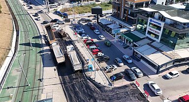Alikahya'da 2,7 kilometrelik yol güzergahı yenileniyor