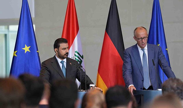Almanya Başbakanı Merz, Irak Başbakanı Zeydi ile bir araya geldi