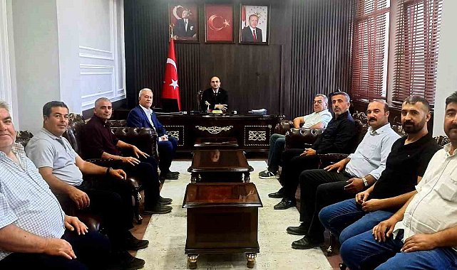 Altun'dan, Kaymakam Ceylan'a hayırlı olsun ziyareti