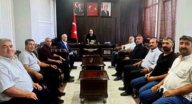 Altun'dan, Kaymakam Ceylan'a hayırlı olsun ziyareti