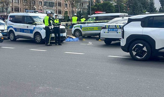 Ankara'da aracın çarptığı yaya hayatını kaybetti