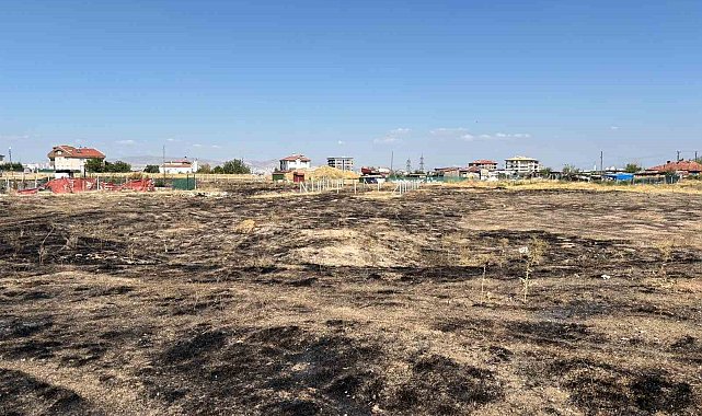 Ankara'da otluk alanda çıkan yangın söndürüldü