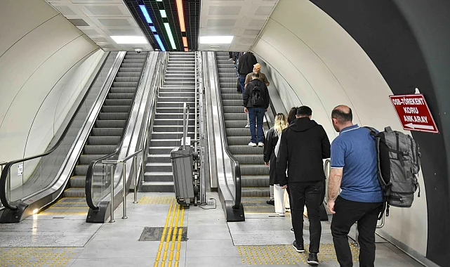 Ankara'da yürüyen merdivenlere sirenli önlem