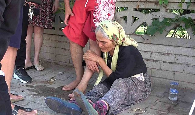 Anne oğlunun, oğlu annesinin yanan evde olduğunu zannetti buluşmada gözyaşları sel oldu