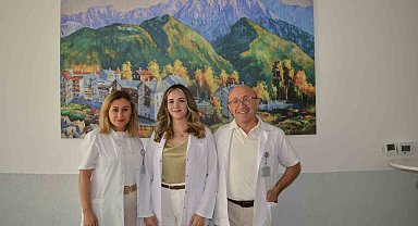 Anne ve babasının görev yaptığı hastanede doktor oldu