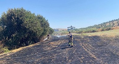 Antakya'da otluk alan yangını kontrol altına alındı