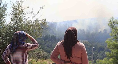 Antalya'da yangının 21. saatinde vatandaşın tedirgin bekleyişi sürüyor