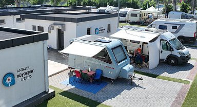 Antalya'da Karavan Park tatilcilerin gözdesi oldu