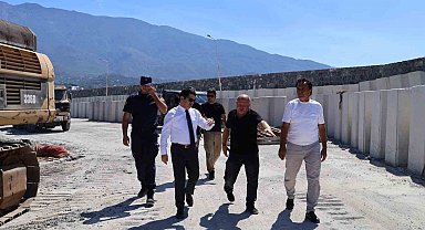 Arsuz'da balıkçı barınağında yenileme çalışmaları sürüyor