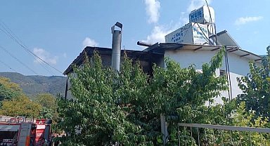 Arsuz'da ev yangını büyümeden söndürüldü