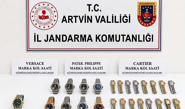 Artvin'de kaçakçılık operasyonları: 25 şüpheli yakalandı
