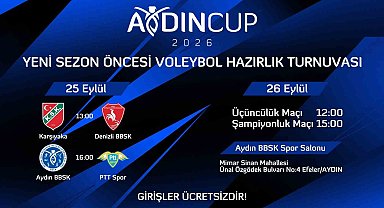Aydın Cup 2026 için geri sayım başladı